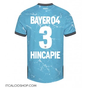 Bayer Leverkusen Piero Hincapie #3 Terza Maglia 2023-24 Manica Corta